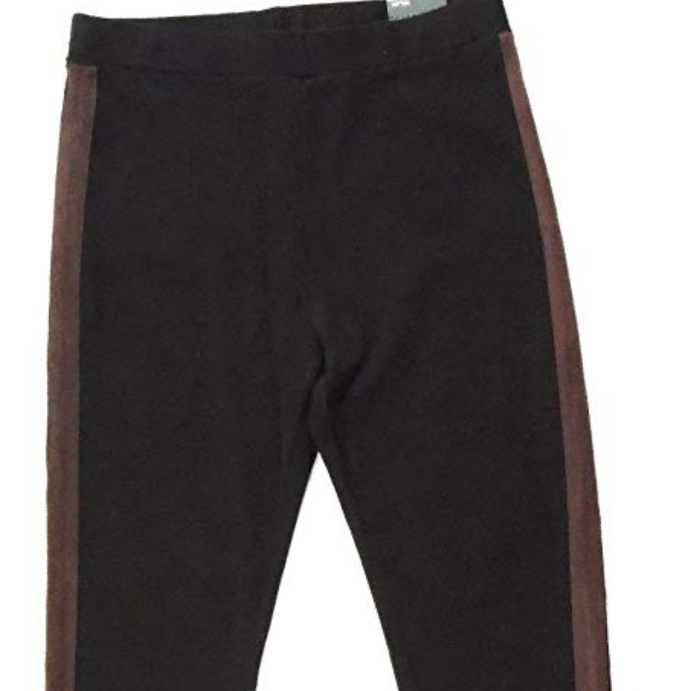Ralph Lauren Faux Suede Side Trim Stretch Pants Szs L or XL NWT
